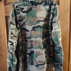 Men's medium factory distressed sweatshirt